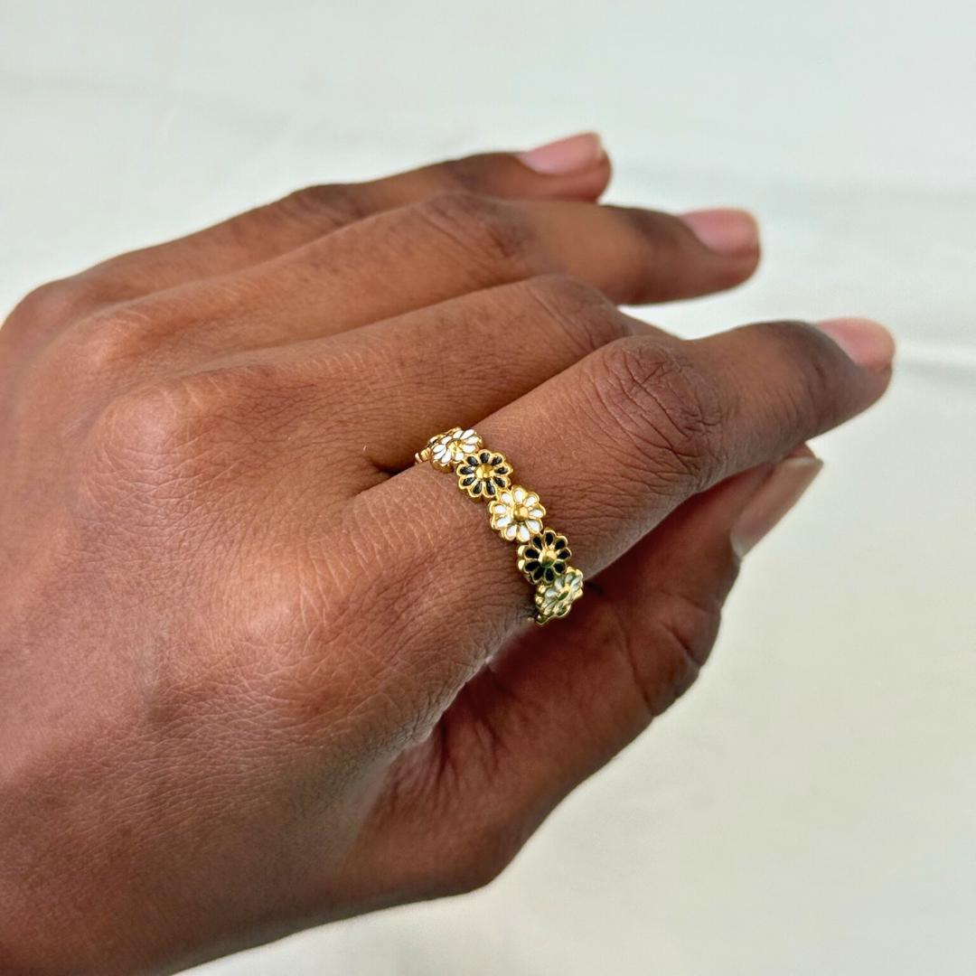 Sculptural Flower Ring
