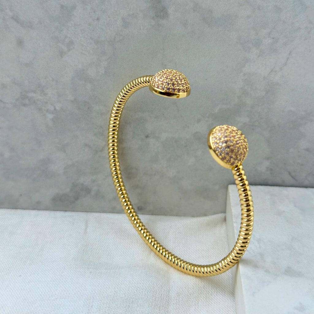 Open Cuff Gold Bangle