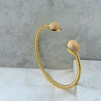 Open Cuff Gold Bangle