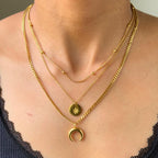 Star Moon Three Layered Necklace