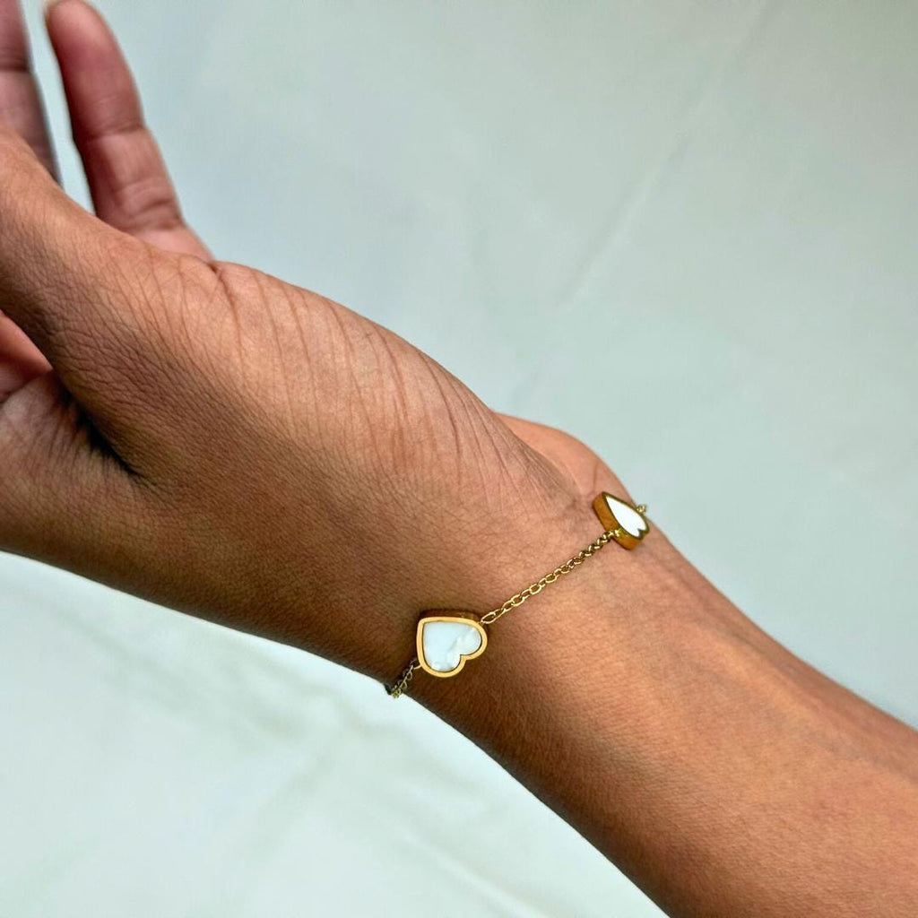 Heart Chain Bracelet