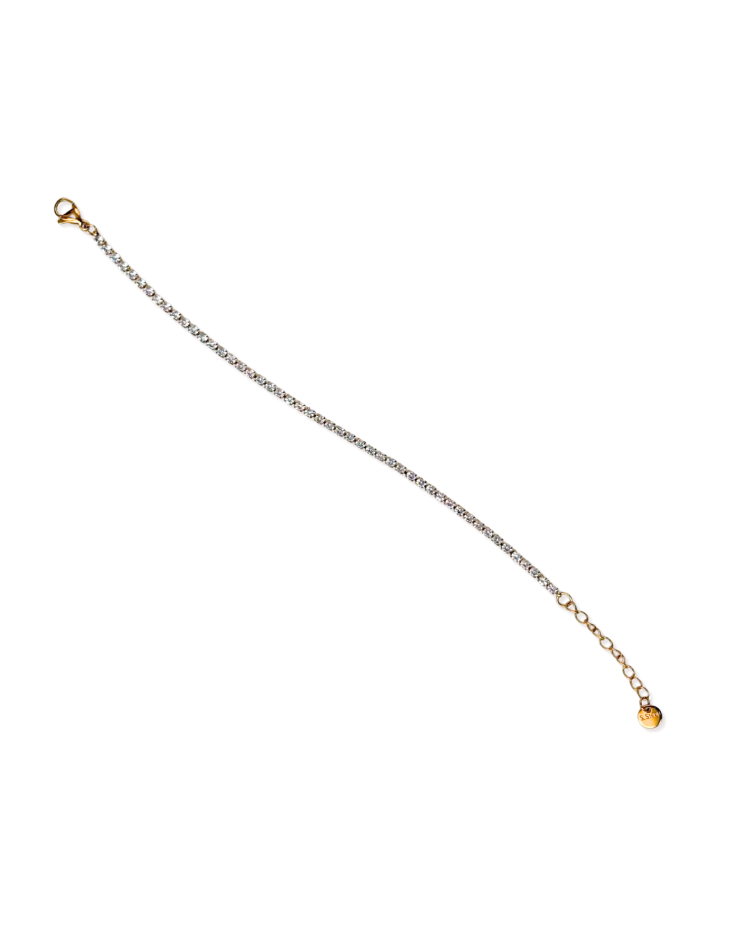 Chic Gold CZ Tennis Bracelet