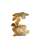 Floral Adjustable Bangle Bracelet