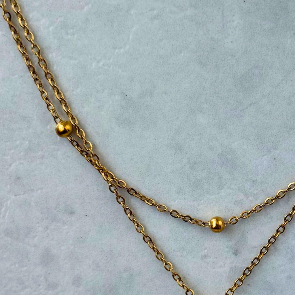 Dainty Cubic Zirconia Pendant Necklace