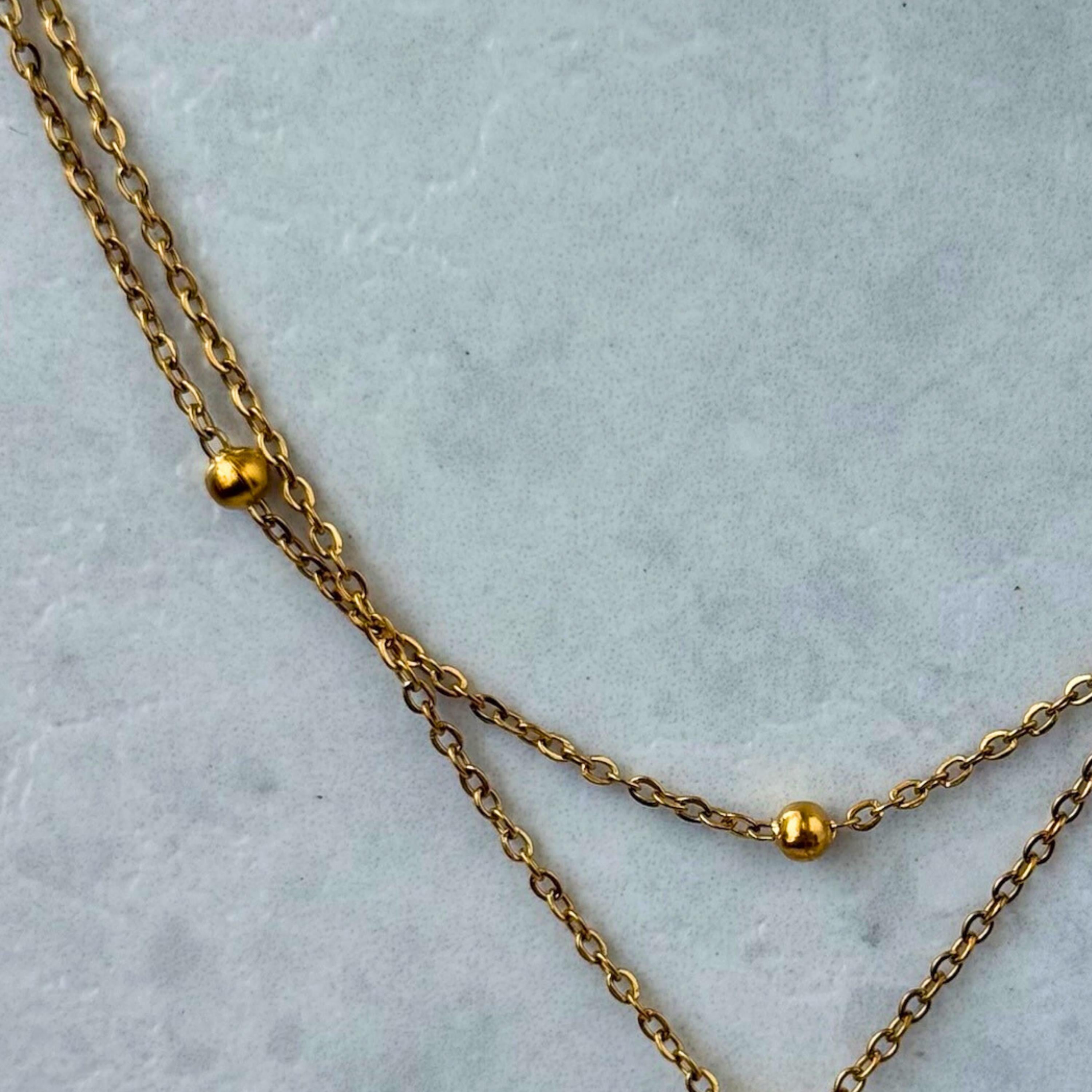 Dainty Cubic Zirconia Pendant Necklace