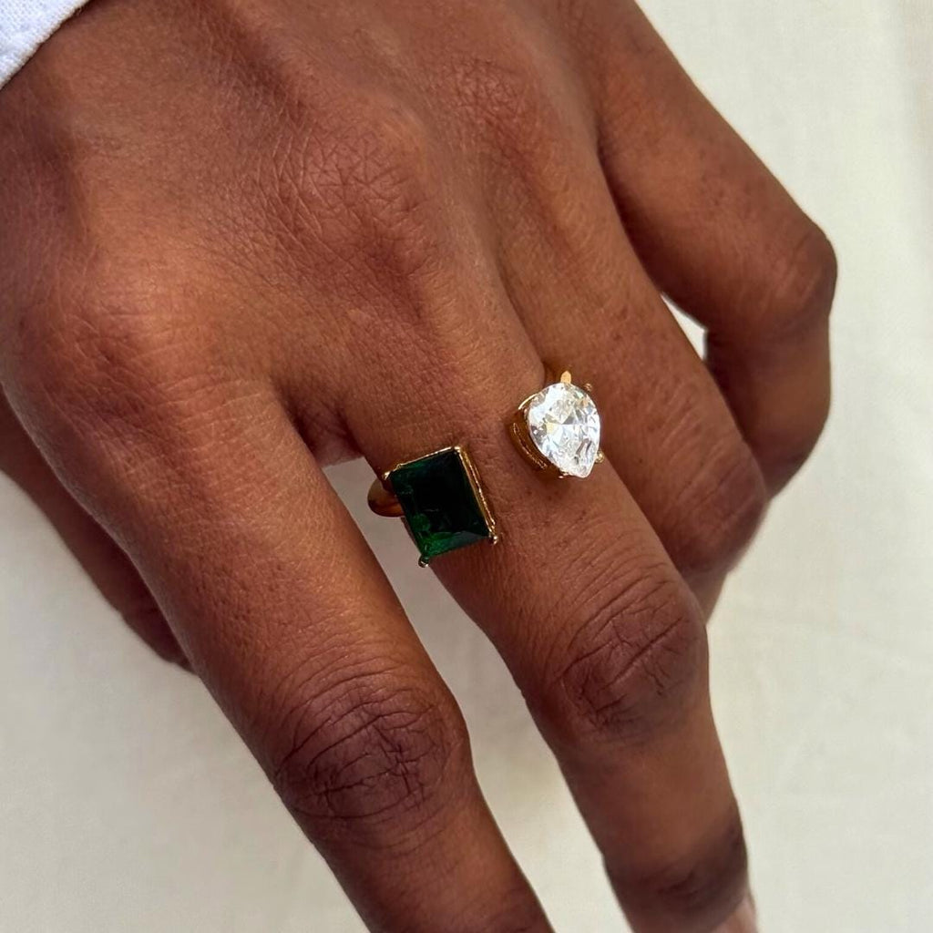 Toi et Moi Birthstone Ring