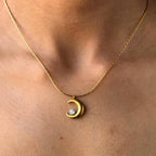Moon & Diamond Necklace