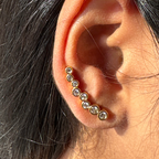 CZ Ear Crawler Earrings