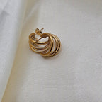 Sculptural Statement Hoop Earrings