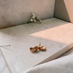Shell Statement Stud Earrings