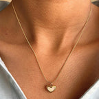 Shell Heart Pendant Necklace