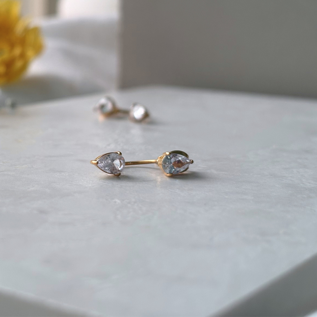 Waterdrop Zircon Earrings