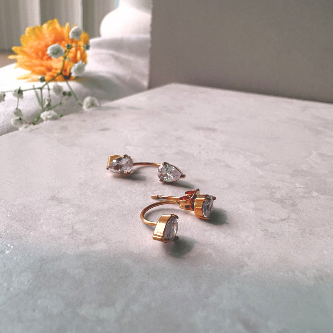 Waterdrop Zircon Earrings