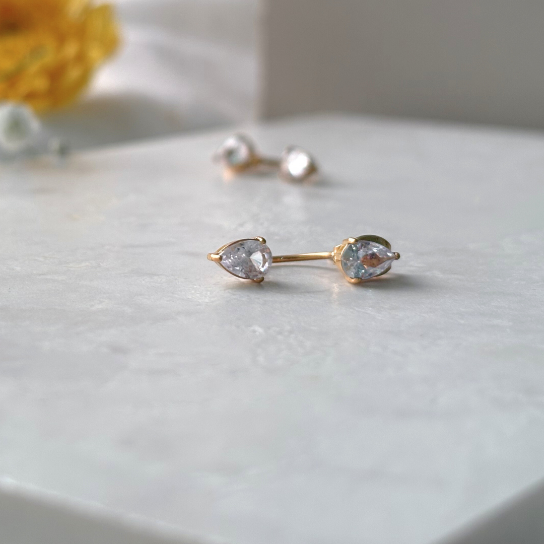Waterdrop Zircon Earrings