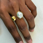 Toi et Moi Pearl Ring