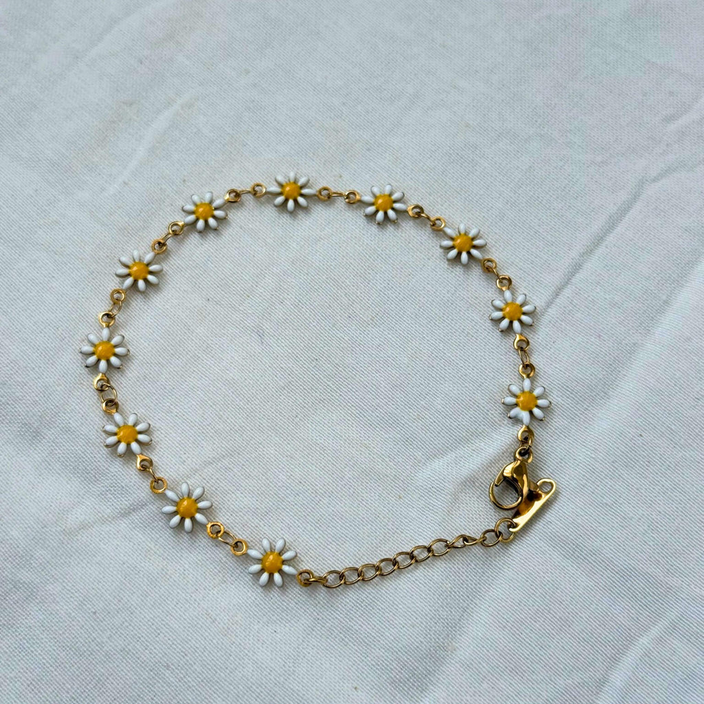 Daisy Necklace & Bracelet Set