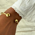 Open Cuff Gold Bangle