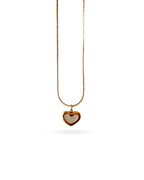 Shell Heart Pendant Necklace