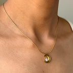 Moon & Diamond Necklace