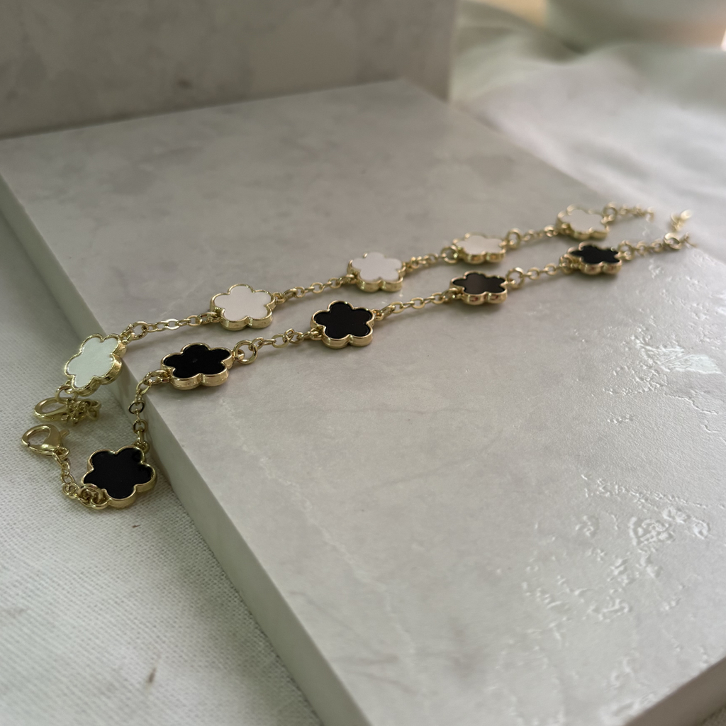 Floral Charm Bracelet