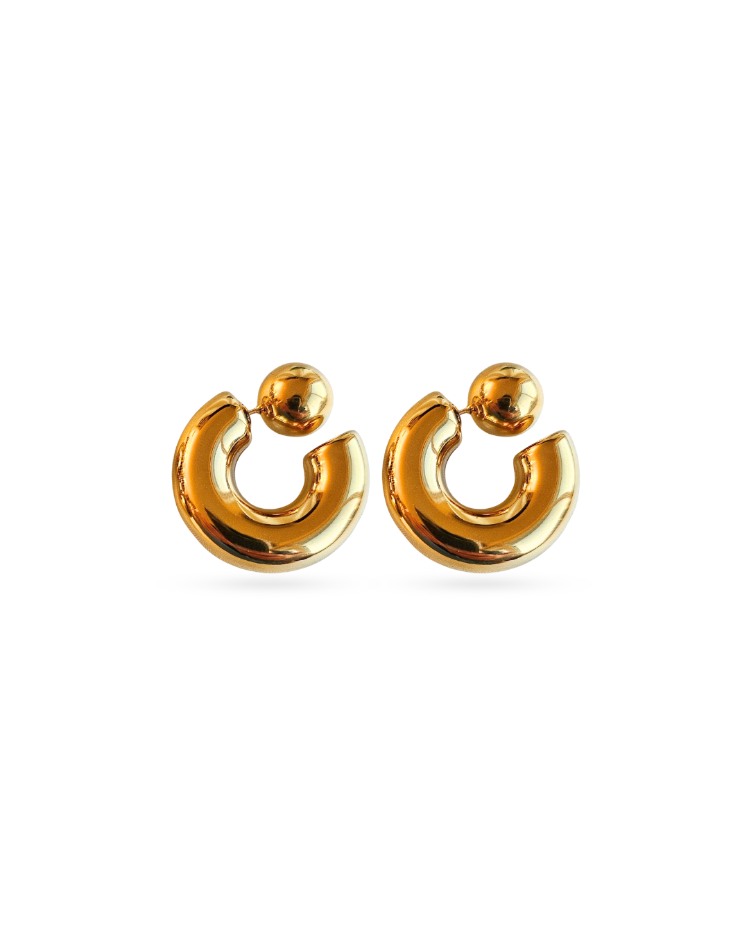 Sculpt Curve Hoop Earrings