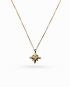 Gold North Star Necklace