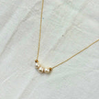 Chic Trio Pearl Necklace