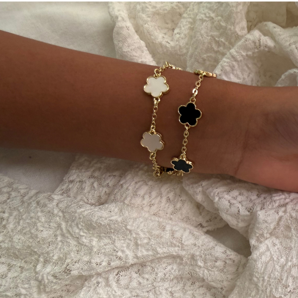 Floral Charm Bracelet