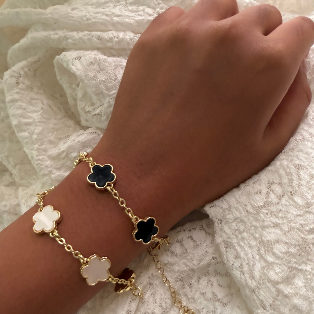 Floral Charm Bracelet