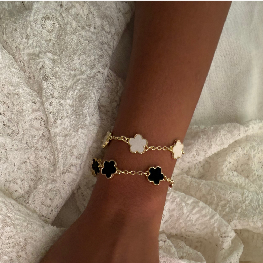 Floral Charm Bracelet