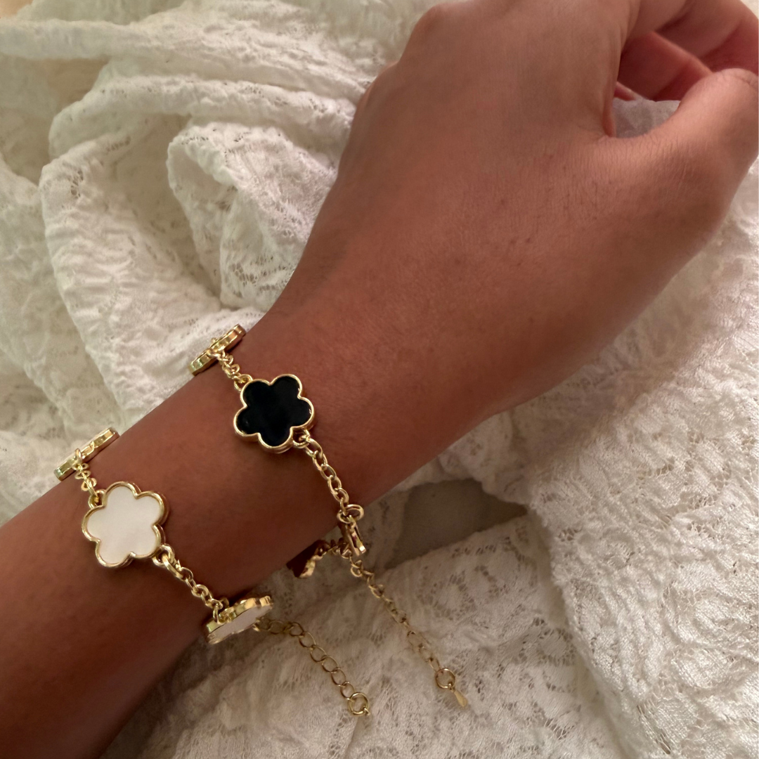 Floral Charm Bracelet