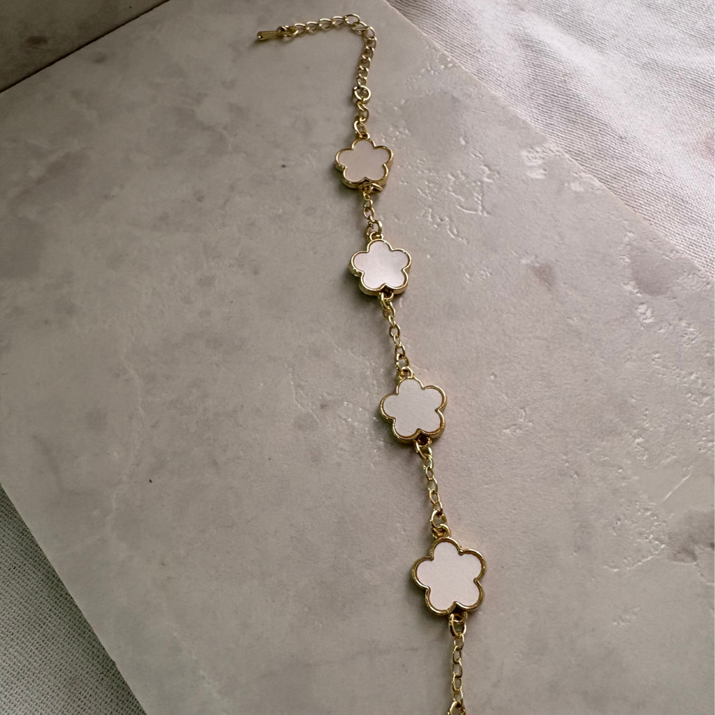 Floral Charm Bracelet