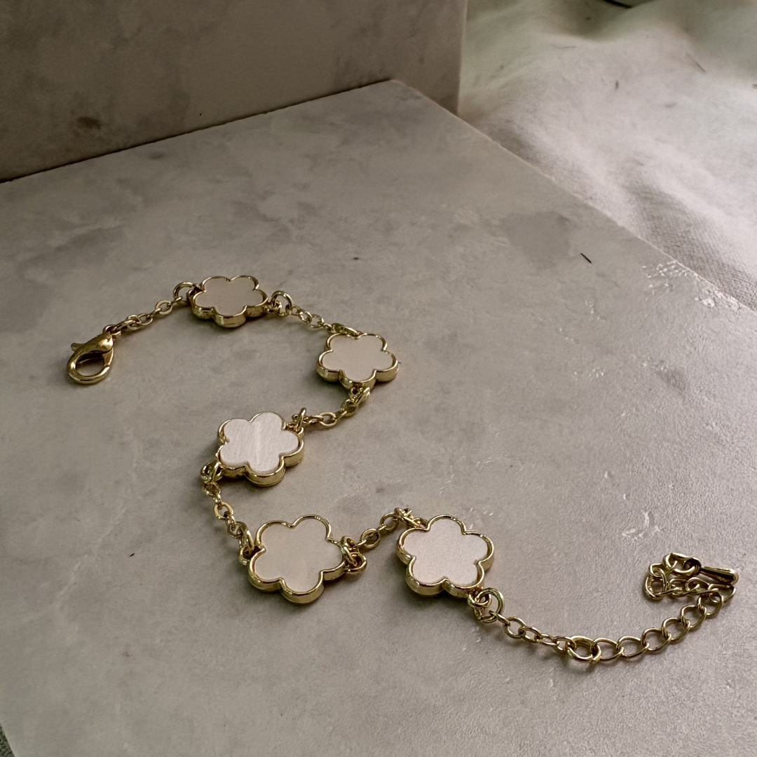 Floral Charm Bracelet