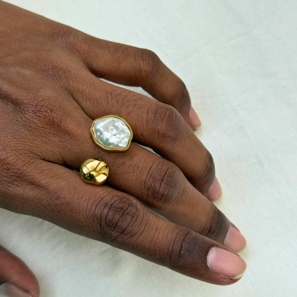 Toi et Moi Pearl Ring