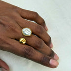 Toi et Moi Pearl Ring