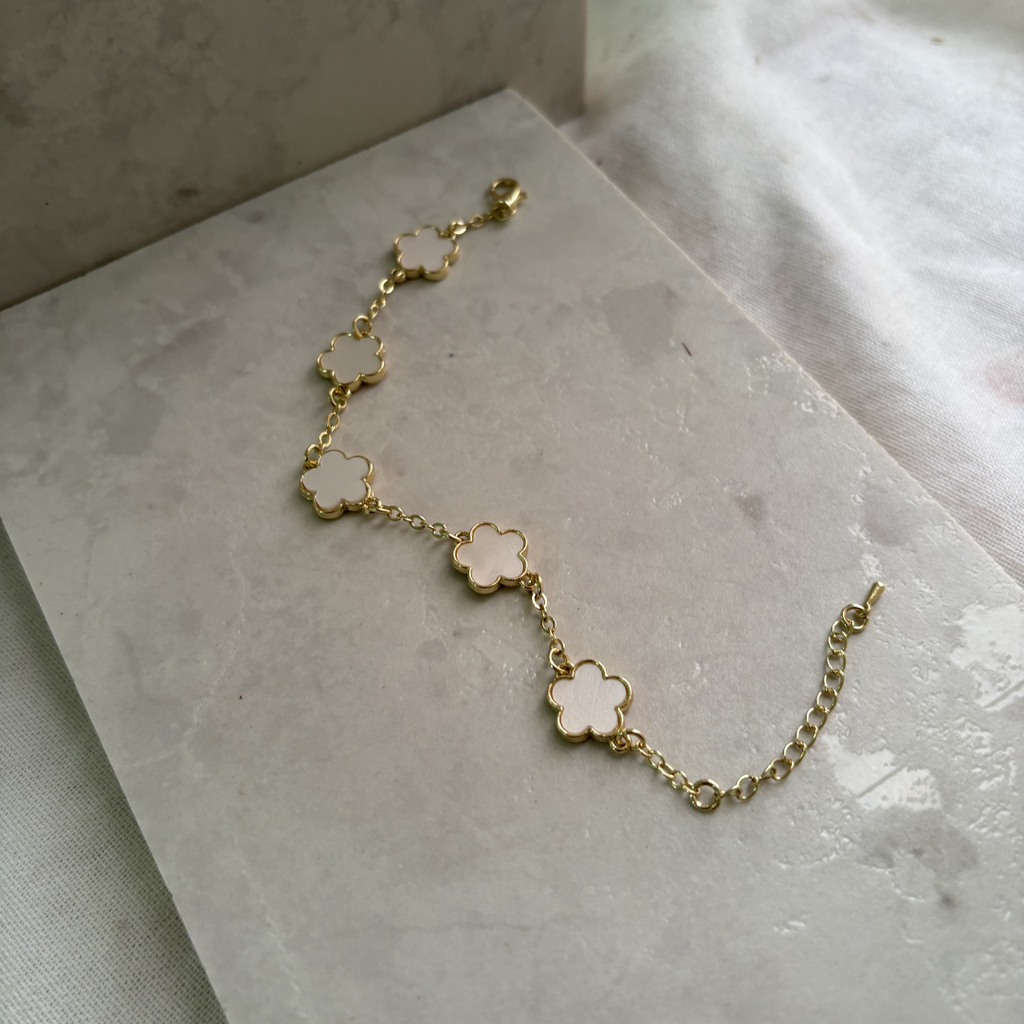 Floral Charm Bracelet