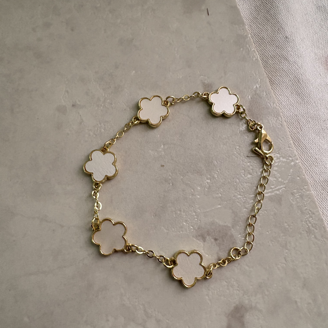 Floral Charm Bracelet