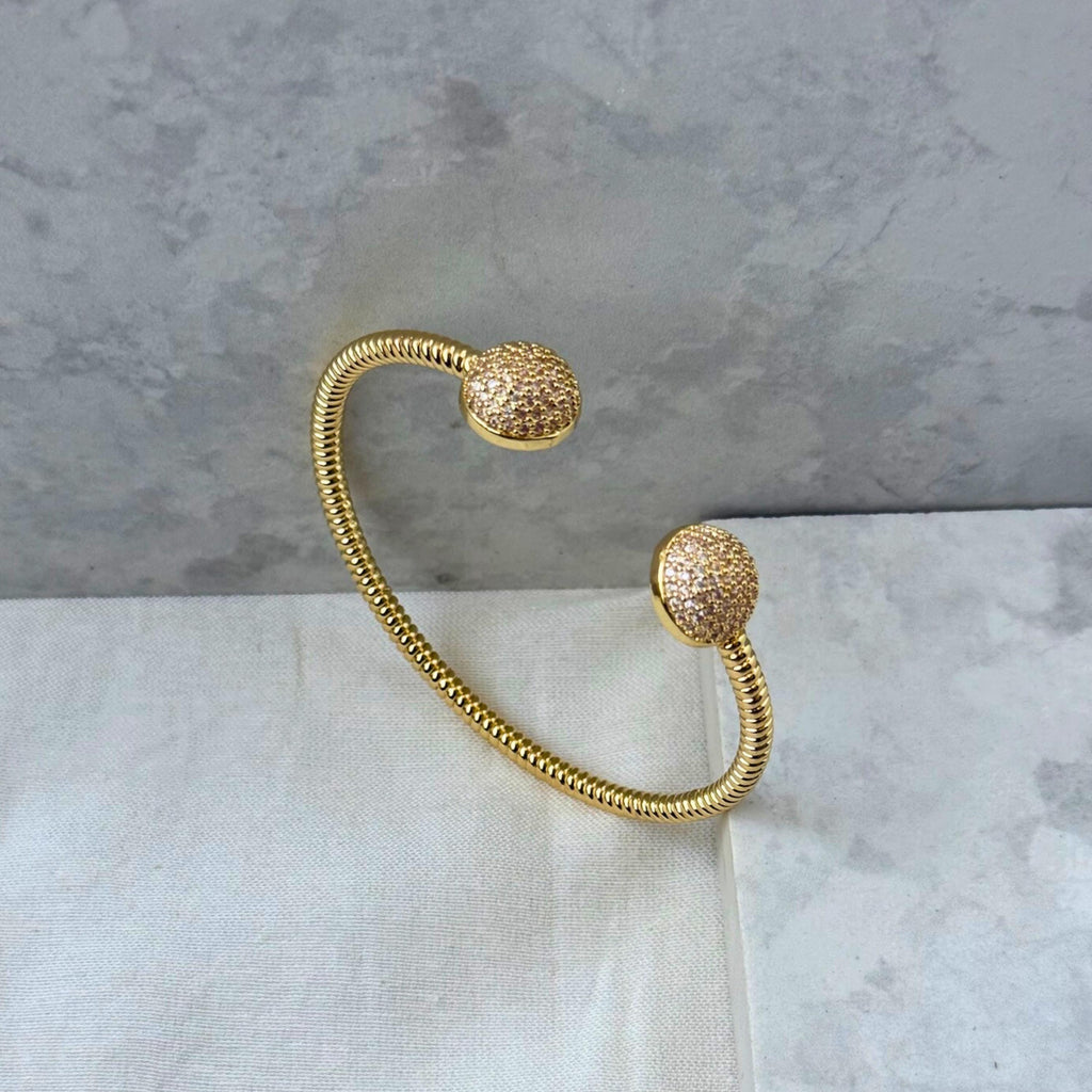 Open Cuff Gold Bangle