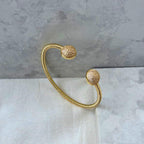 Open Cuff Gold Bangle