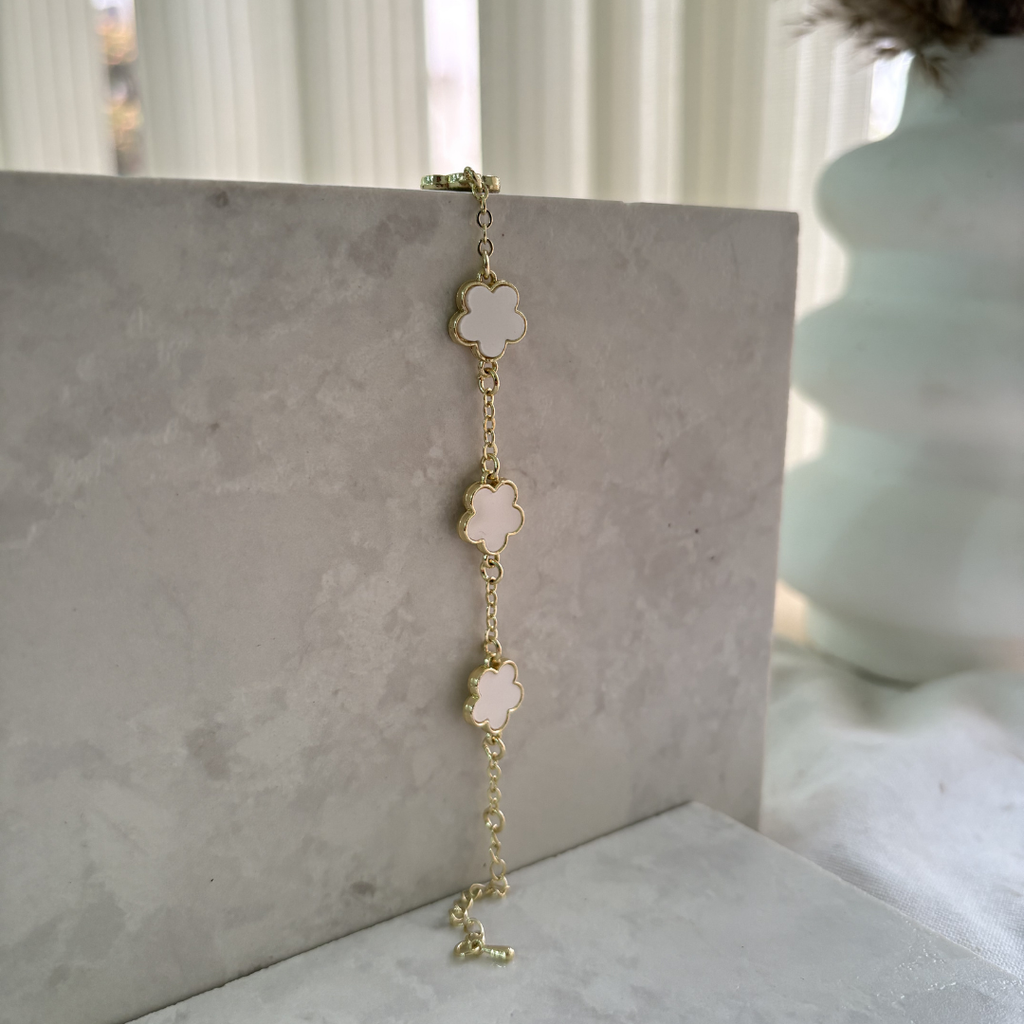 Floral Charm Bracelet
