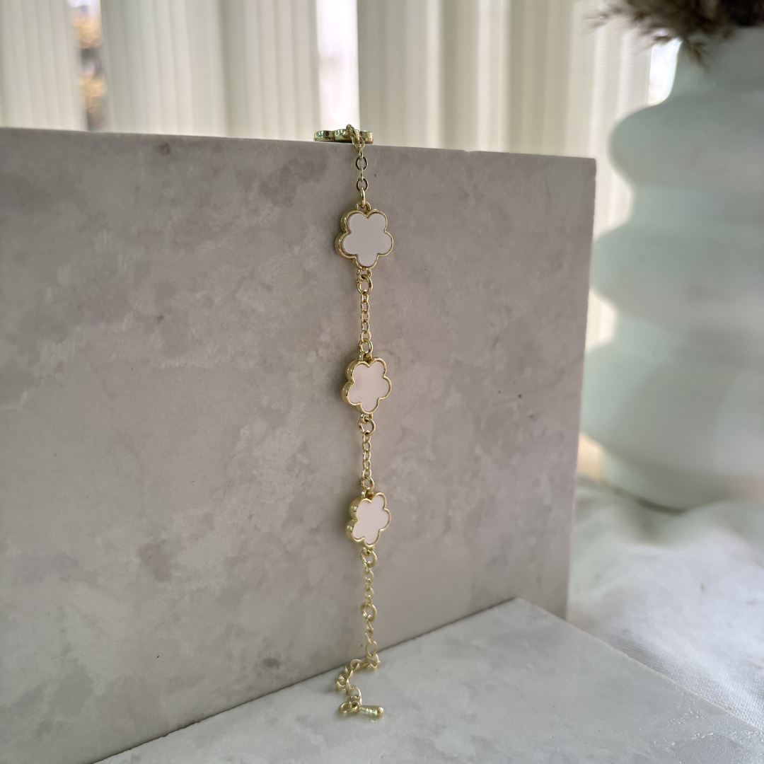 Floral Charm Bracelet