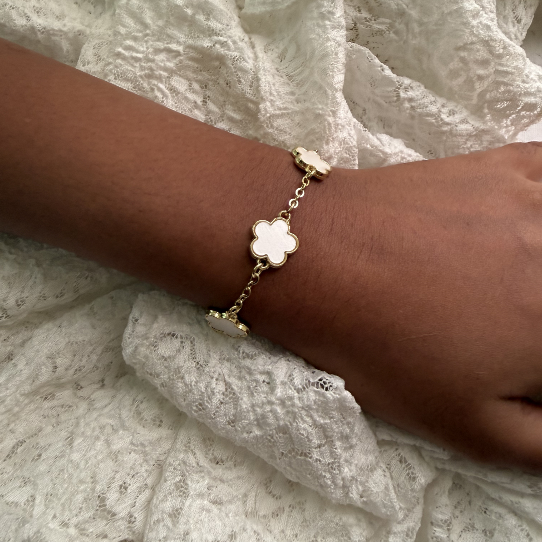 Floral Charm Bracelet