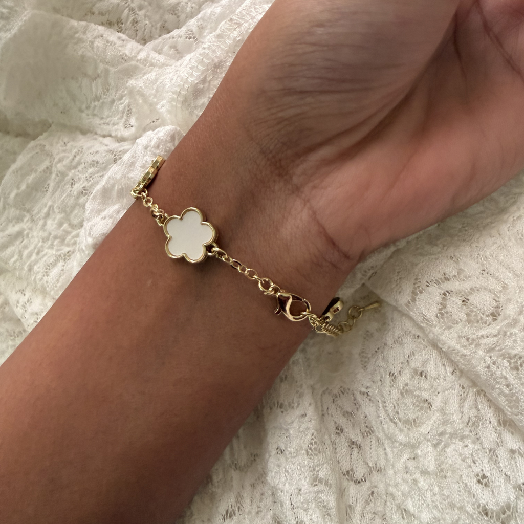 Floral Charm Bracelet