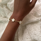 Floral Charm Bracelet