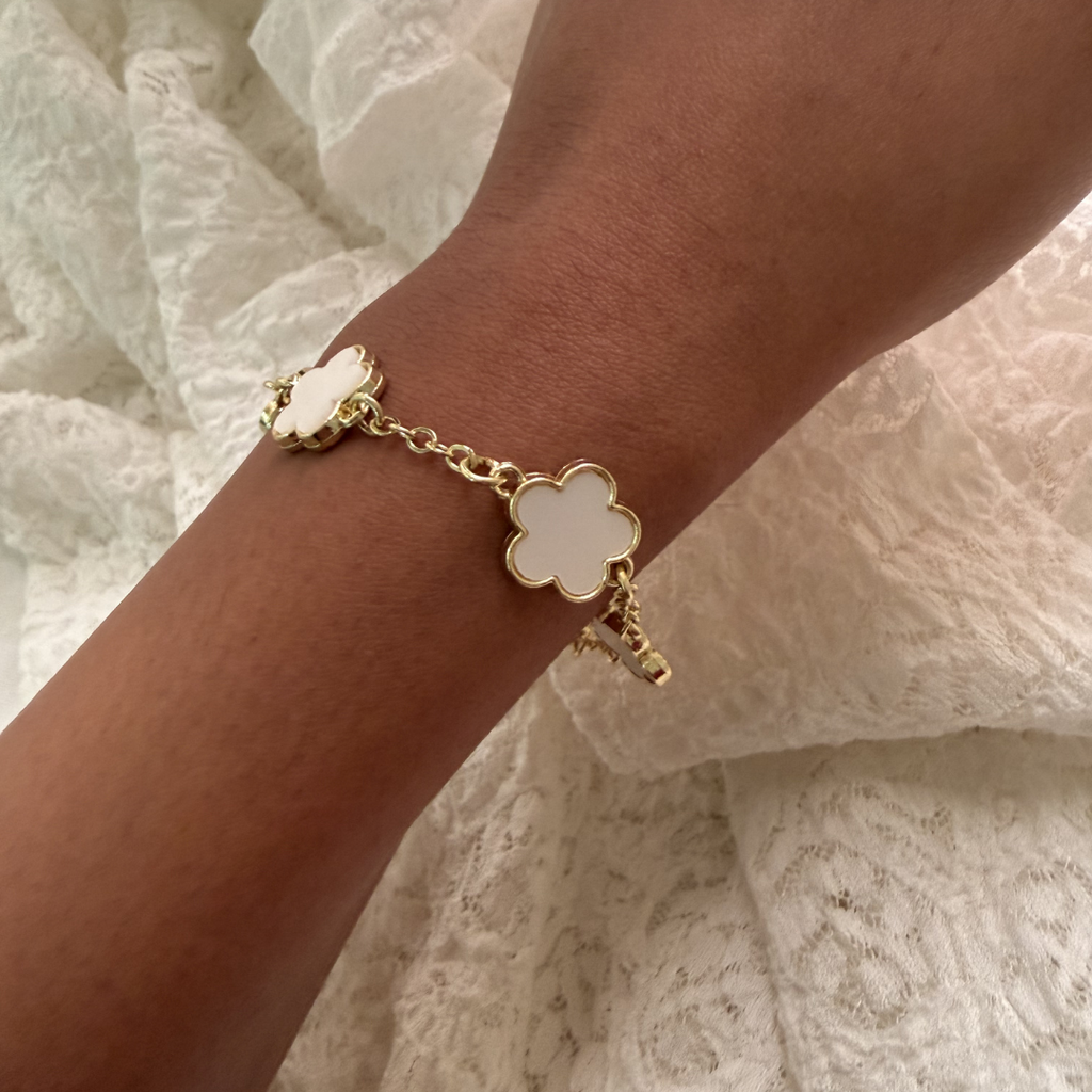 Floral Charm Bracelet