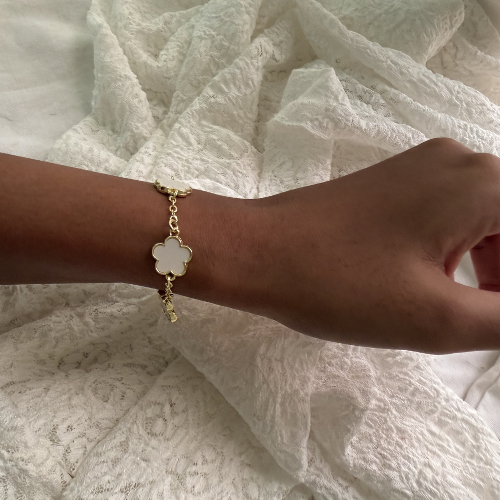 Floral Charm Bracelet