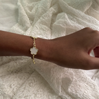 Floral Charm Bracelet