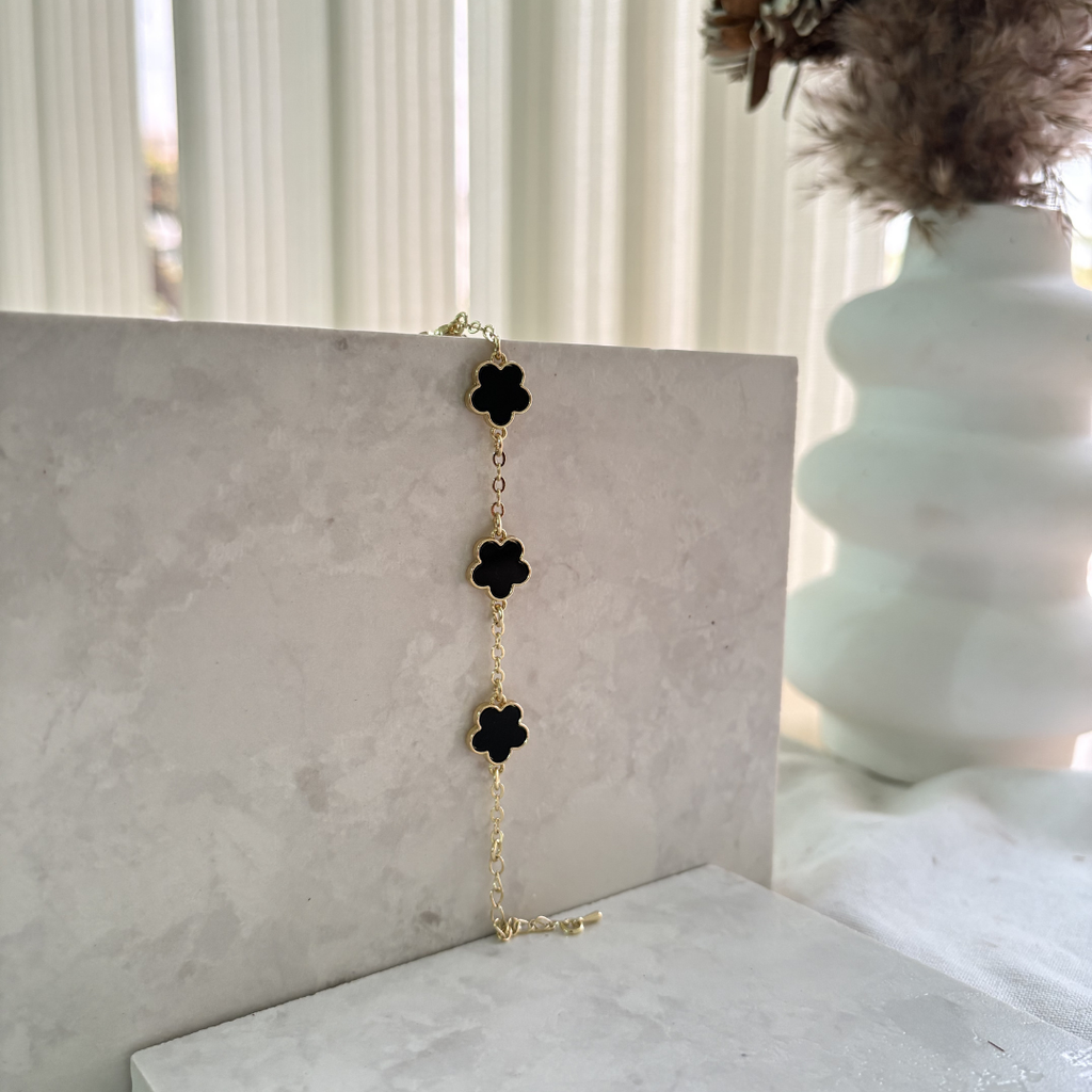 Floral Charm Bracelet