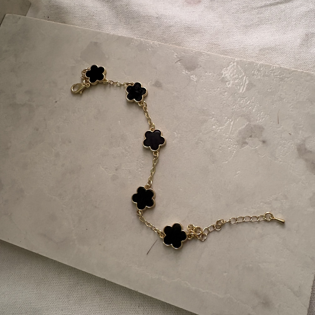 Floral Charm Bracelet