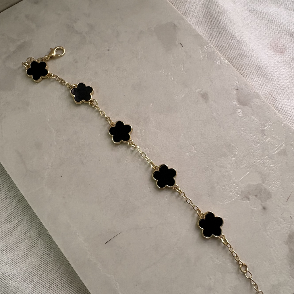 Floral Charm Bracelet